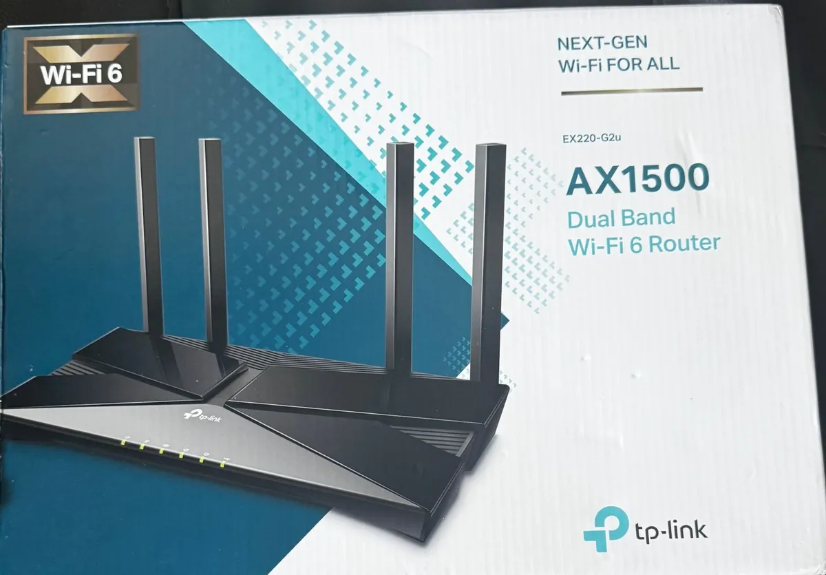 AX1500 dual band wifi6 router - Image 1