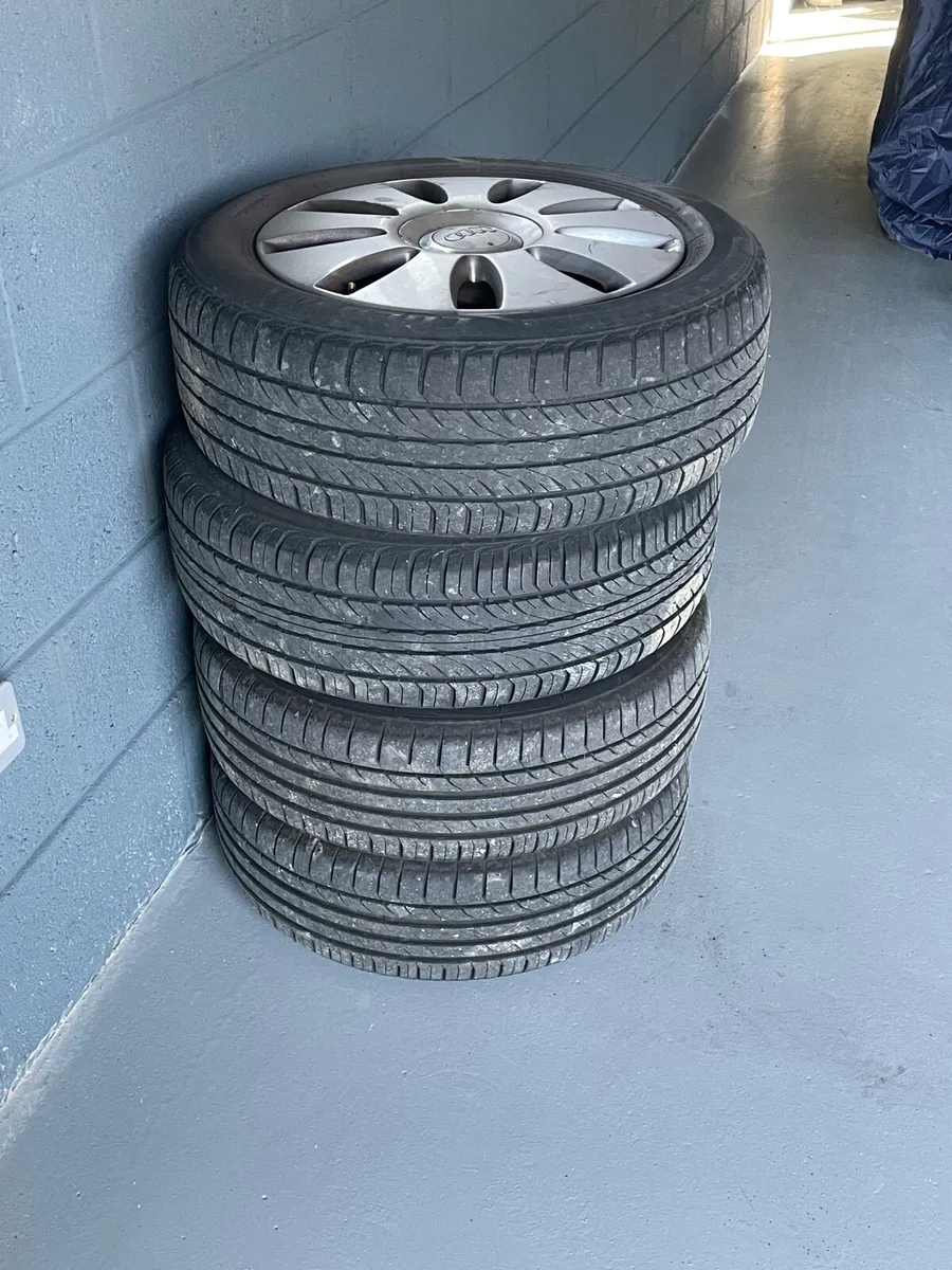 16” Audi Alloys with tyres - Image 1