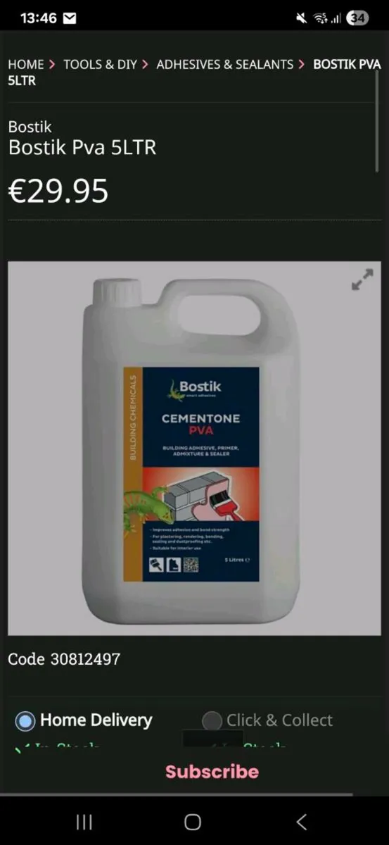 Bostik Cementone - Image 3