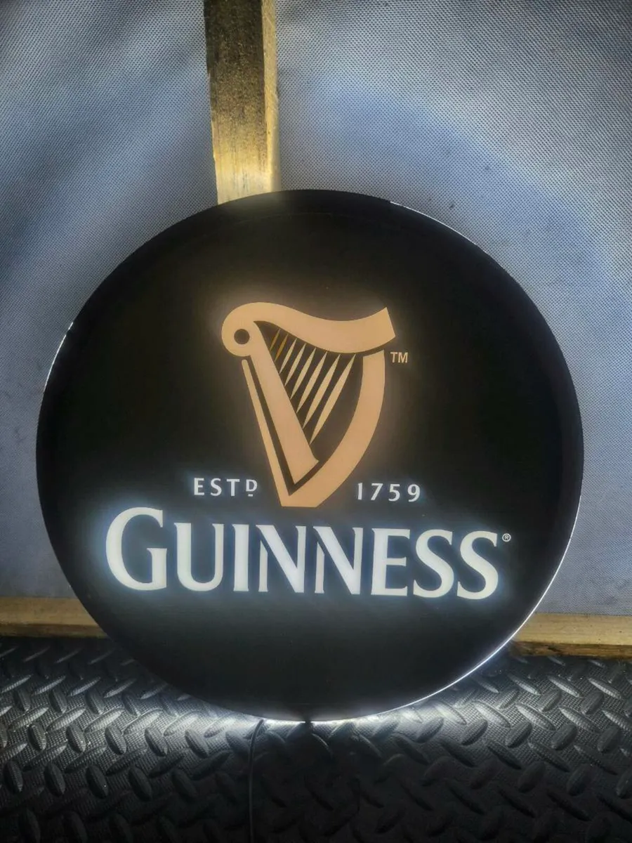 Guinness Irish stout dublin electric light sign - Image 1