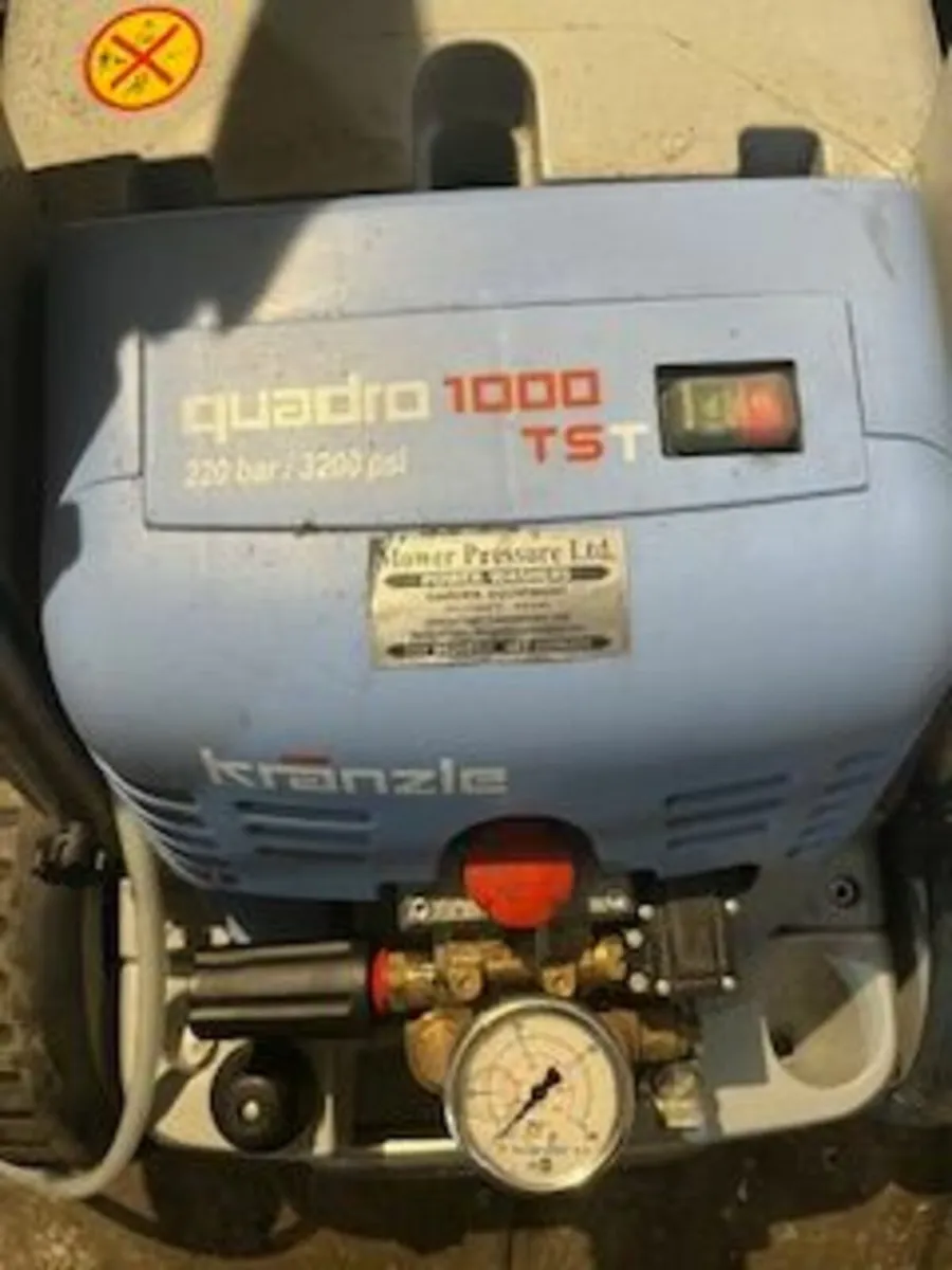 Kranzle 3phase power washer 3000psi - Image 3