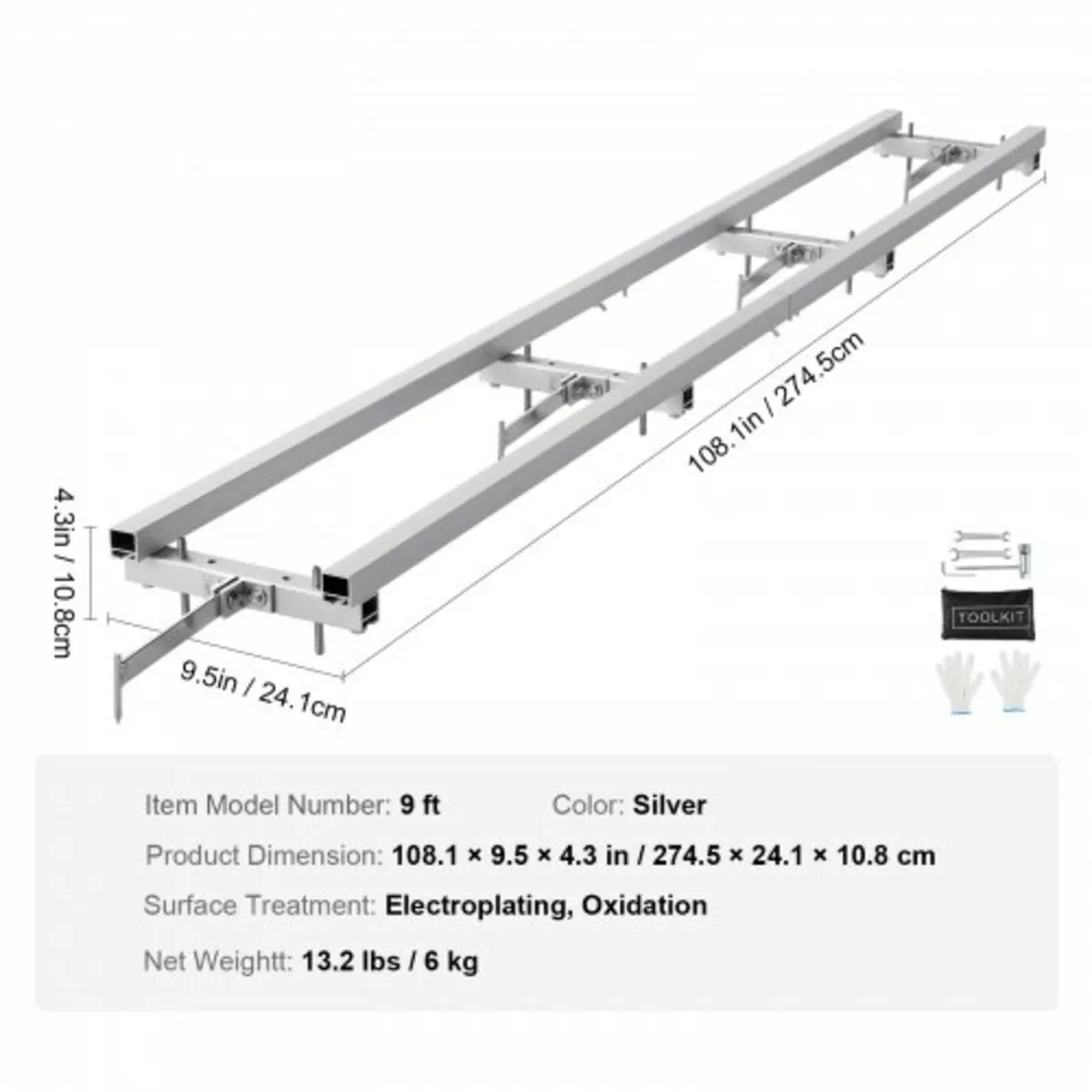 Rail Mill Guide System 9 ft Chainsaw Milling Rail - Image 2