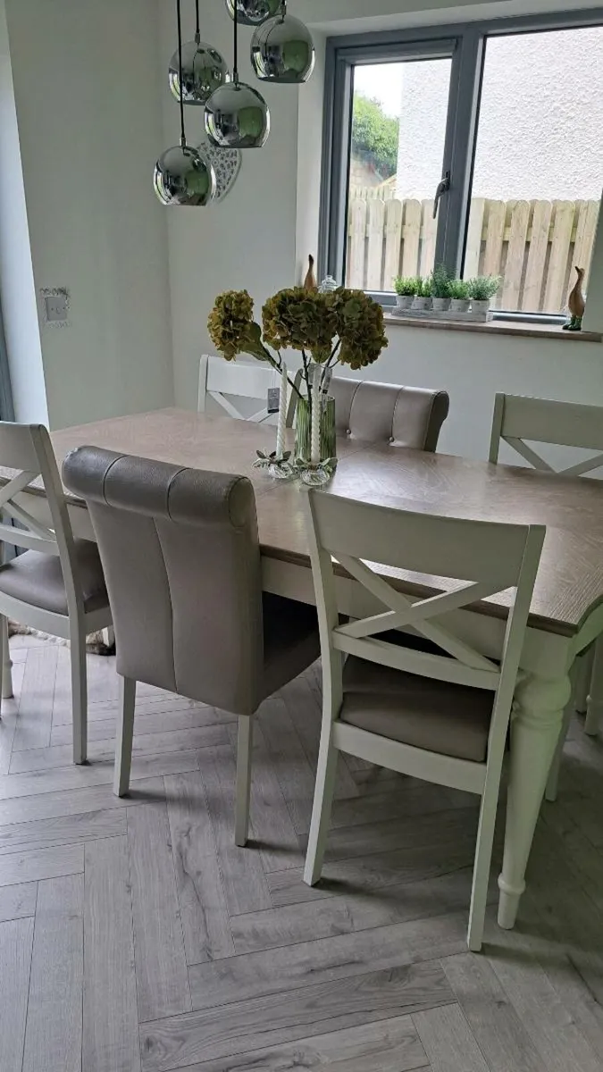 EZ Living Montreux Large Table + 6 Chairs - Image 1