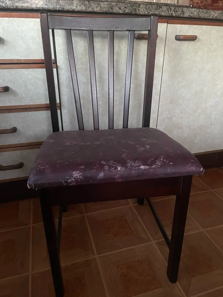 Dining chairs x6 - Image 1