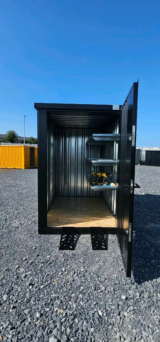 Steel shed, flatpack storage,  kiosk,  container - Image 1
