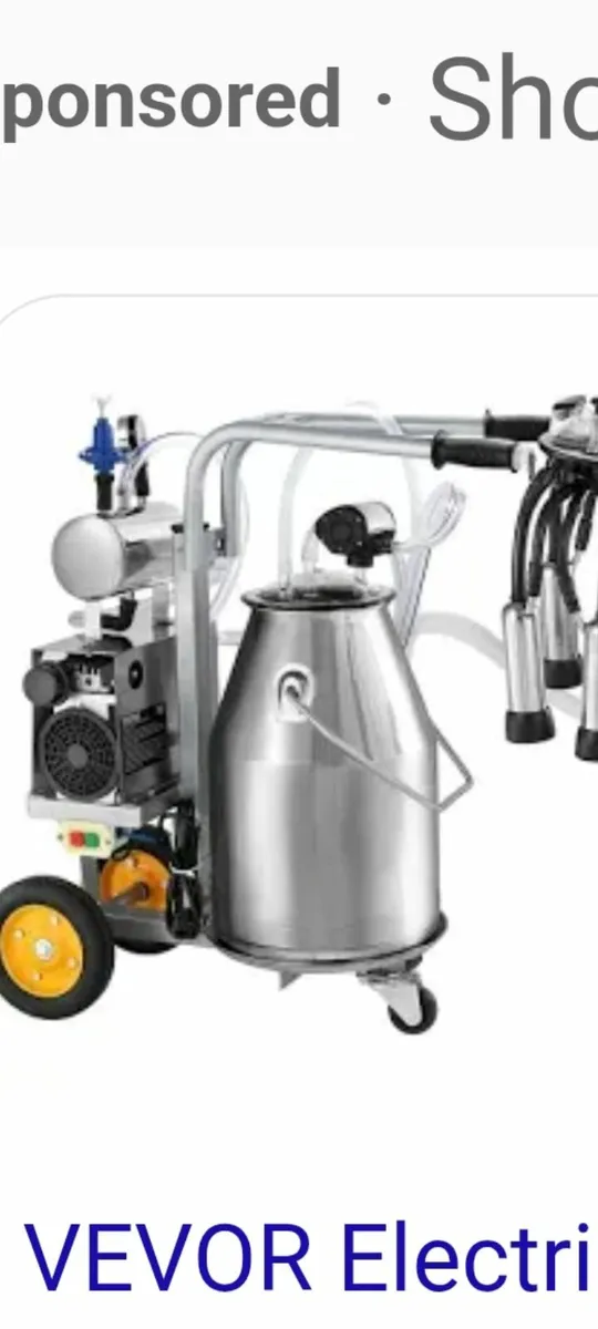 Portable milking machine