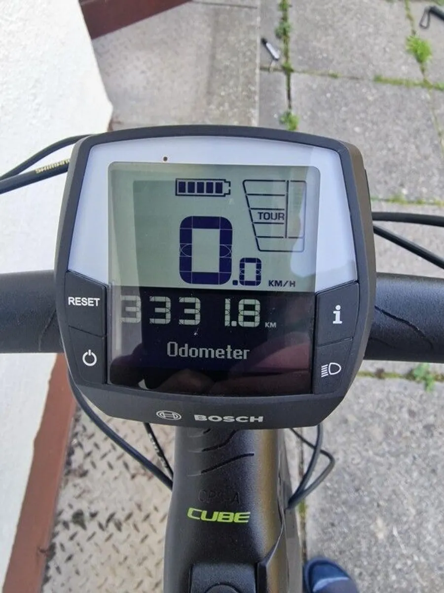 Cube Touring Hybrid EXC 500 Electric Bike, Panniers, Lock, Pump, spare tyres and tubes. - Image 1