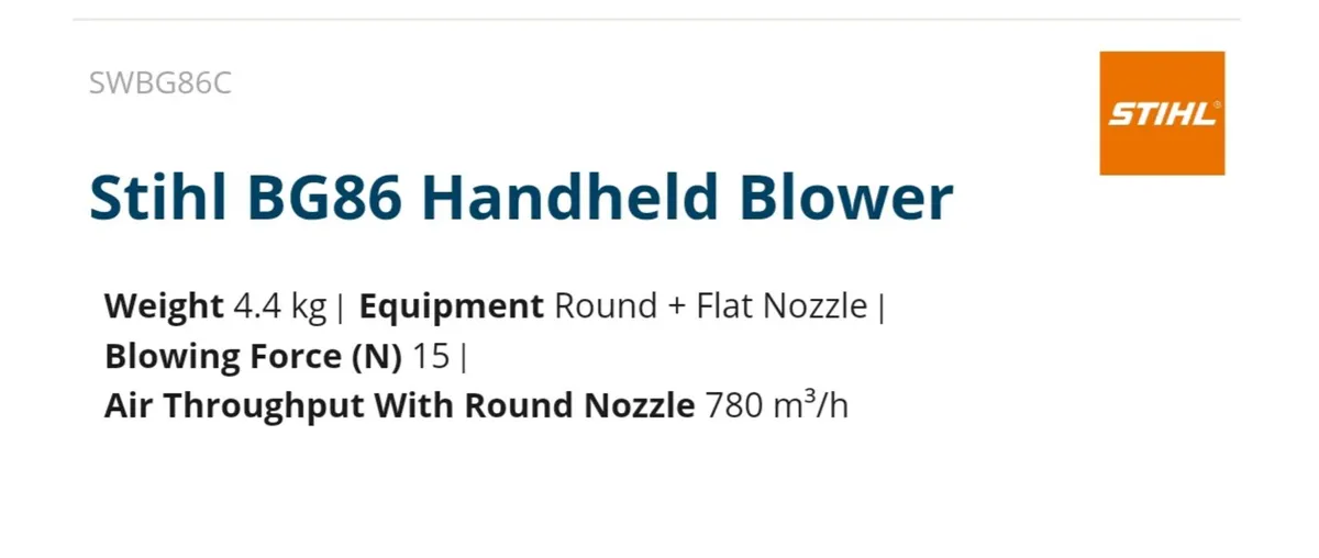 Leaf blower sthil - Image 2