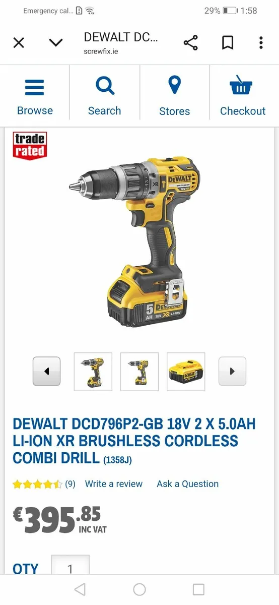 Brand new 18v dewalt DCD796 P2 combi drill. - Image 2