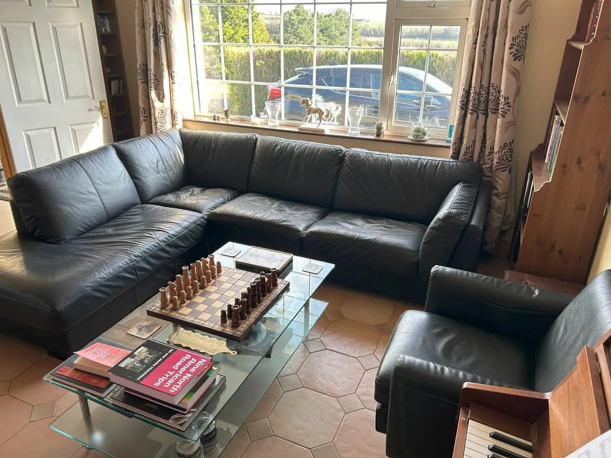 Genuine Leather Sofa - Image 2