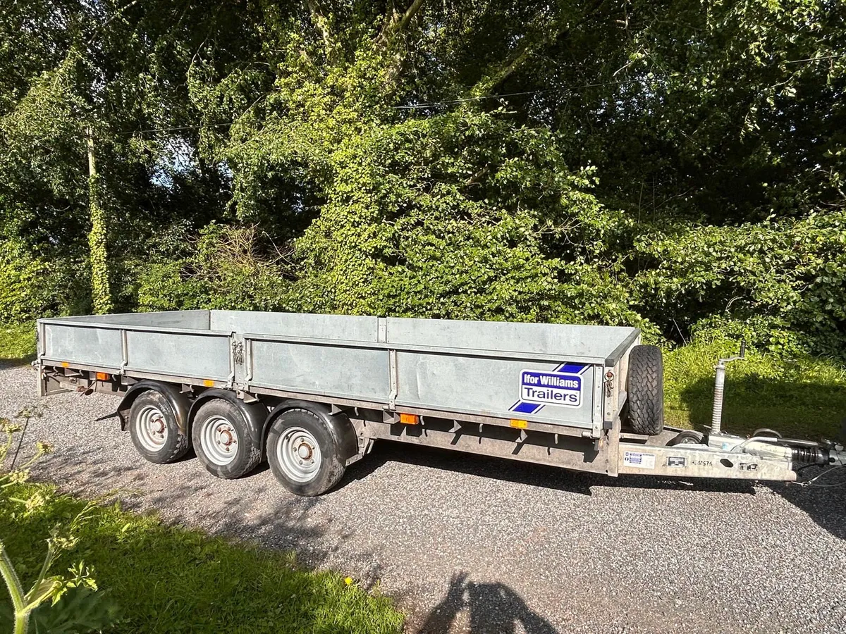 Ifor Williams 16x6.6 Lm166 Tri Axle Trailer - Image 1