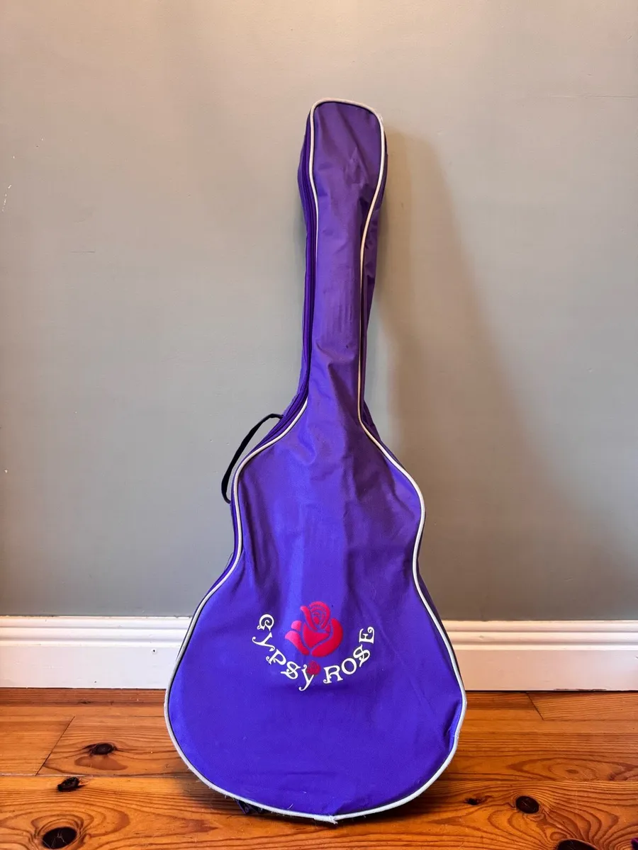 Purple Gypsy Rose Acoustic Guitar - Image 3