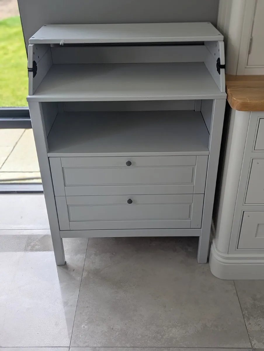 IKEA Sundvik Changing Table Grey with Changing Mat - Image 2