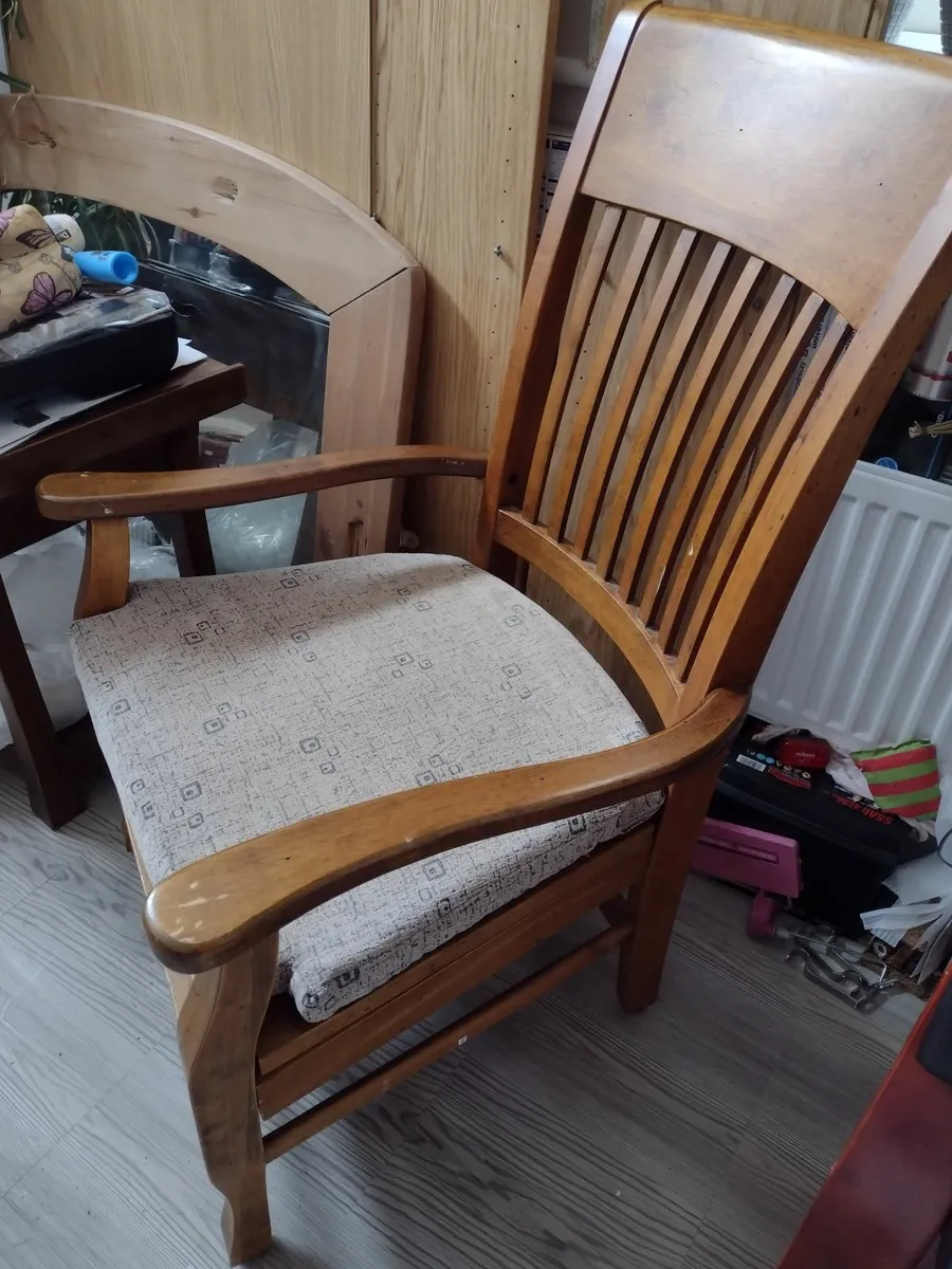Solid wood rocking chair - Image 4