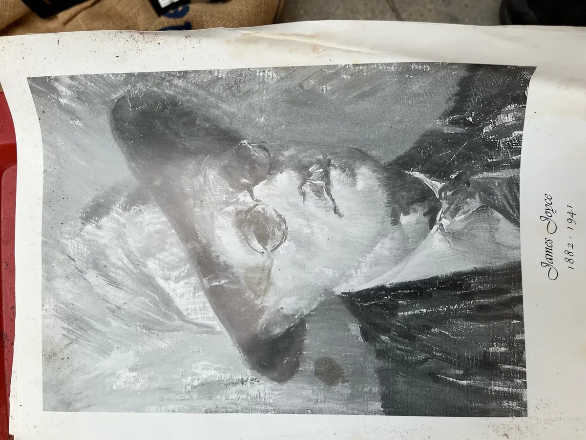Prints of Irish writers, James Joyce ,and Bernard - Image 4