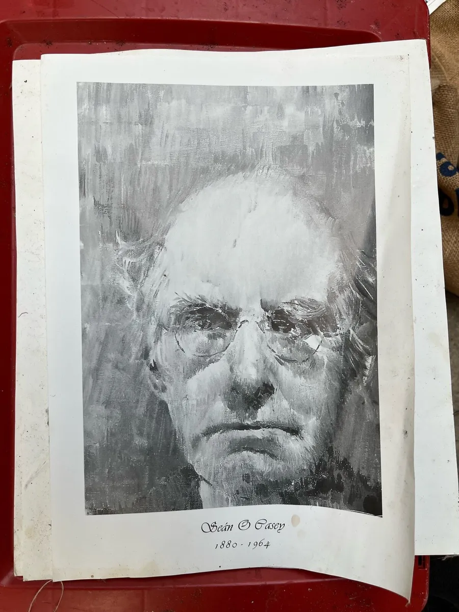 Prints of Irish writers, James Joyce ,and Bernard - Image 1