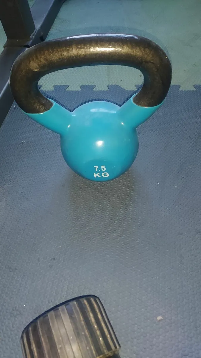 Weights Rack, Bench and Olympics Bar - Image 3