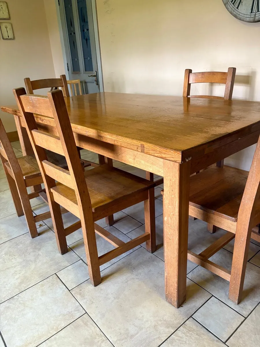 Oak Kitchen Table - Image 1