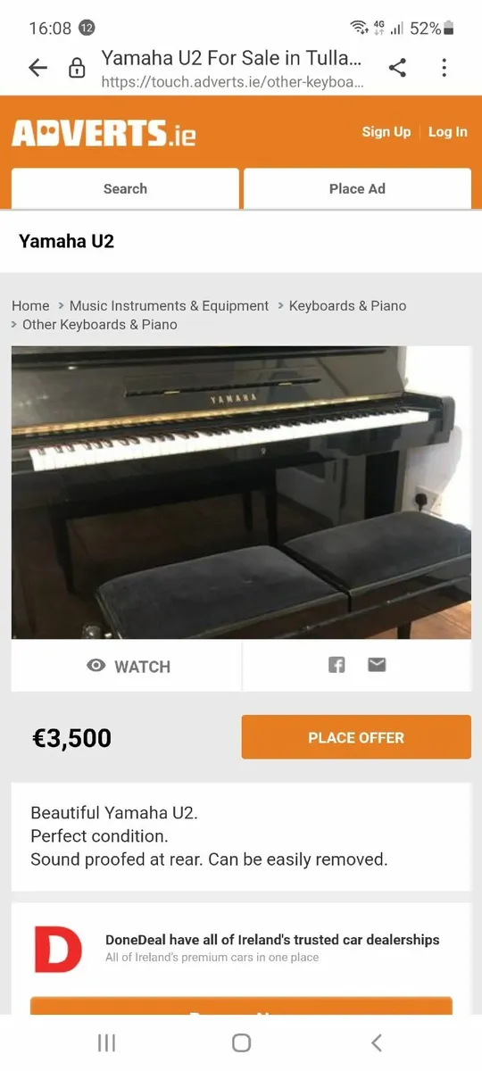 Piano - Marshall - Upright Ebony Black - Image 2