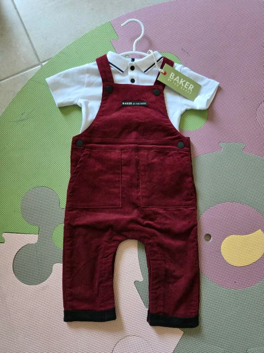 6-9m, With Tags Ted Baker Dungaree Set - Image 1