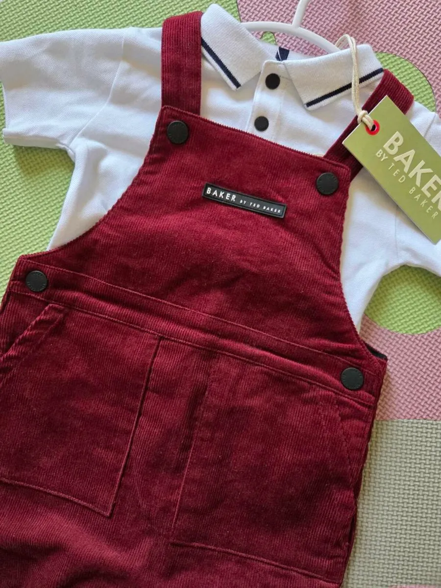 6-9m, With Tags Ted Baker Dungaree Set - Image 2