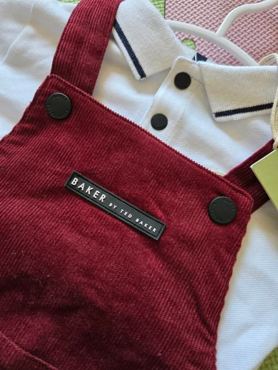 6-9m, With Tags Ted Baker Dungaree Set - Image 3