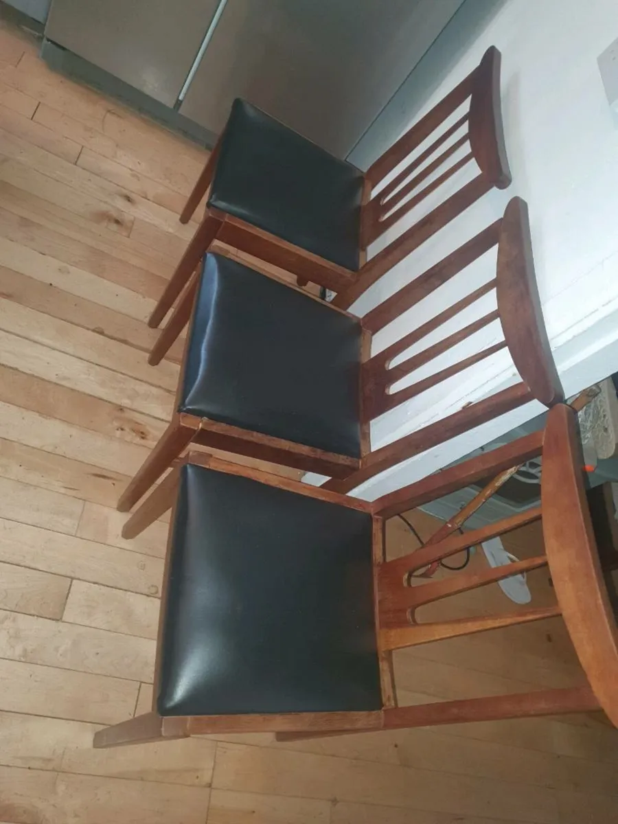 Gplan brasilla dining chairs x3 - Image 1