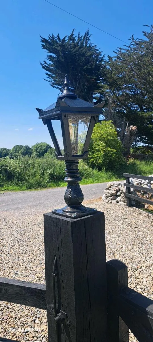 New cast iron  piller  lamps  €350 each - Image 2