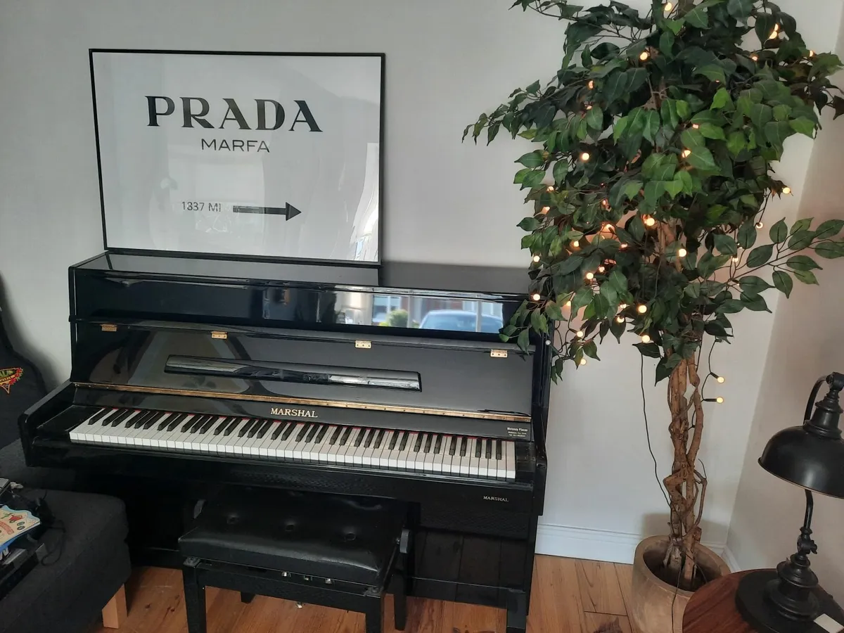 Piano - Marshall - Upright Ebony Black - Image 1