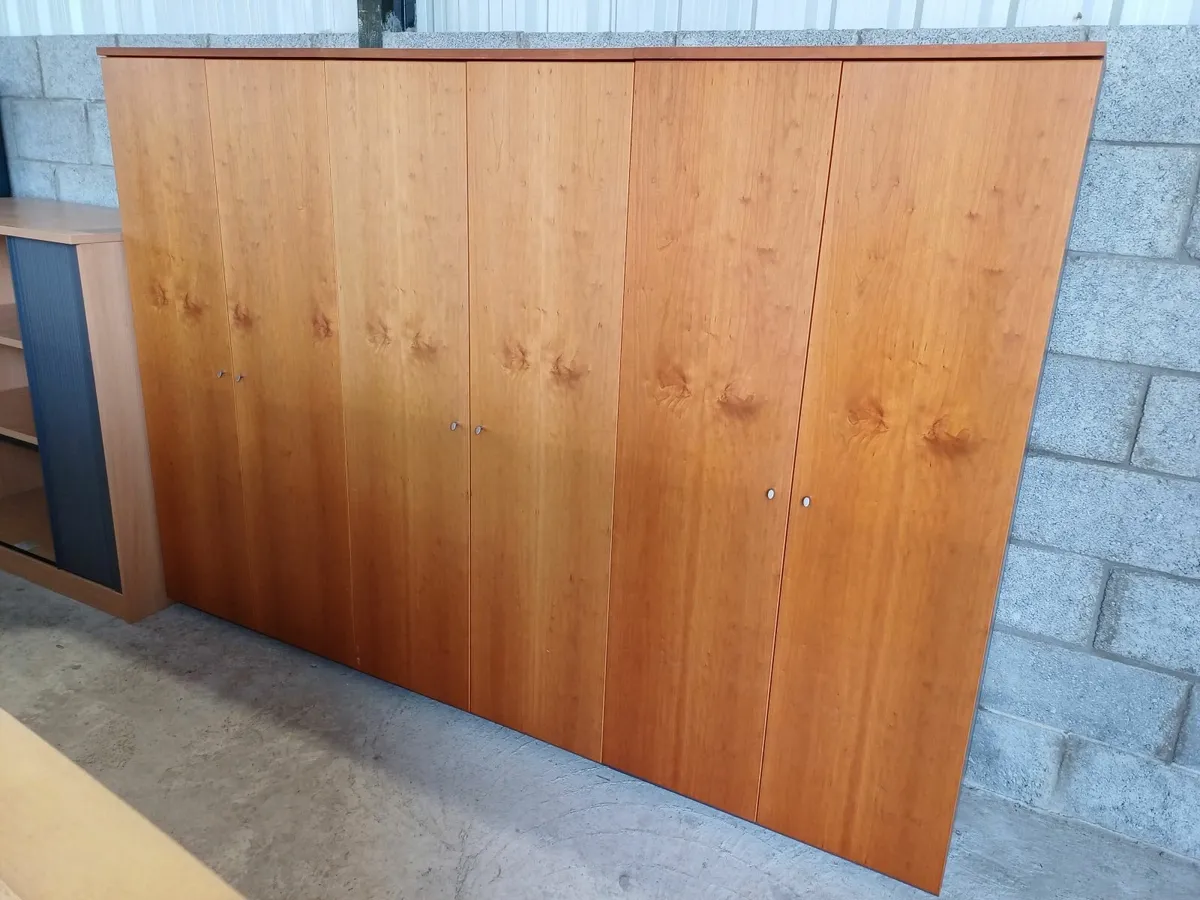 Chestnut Colour Wooden Cabinets - Image 3