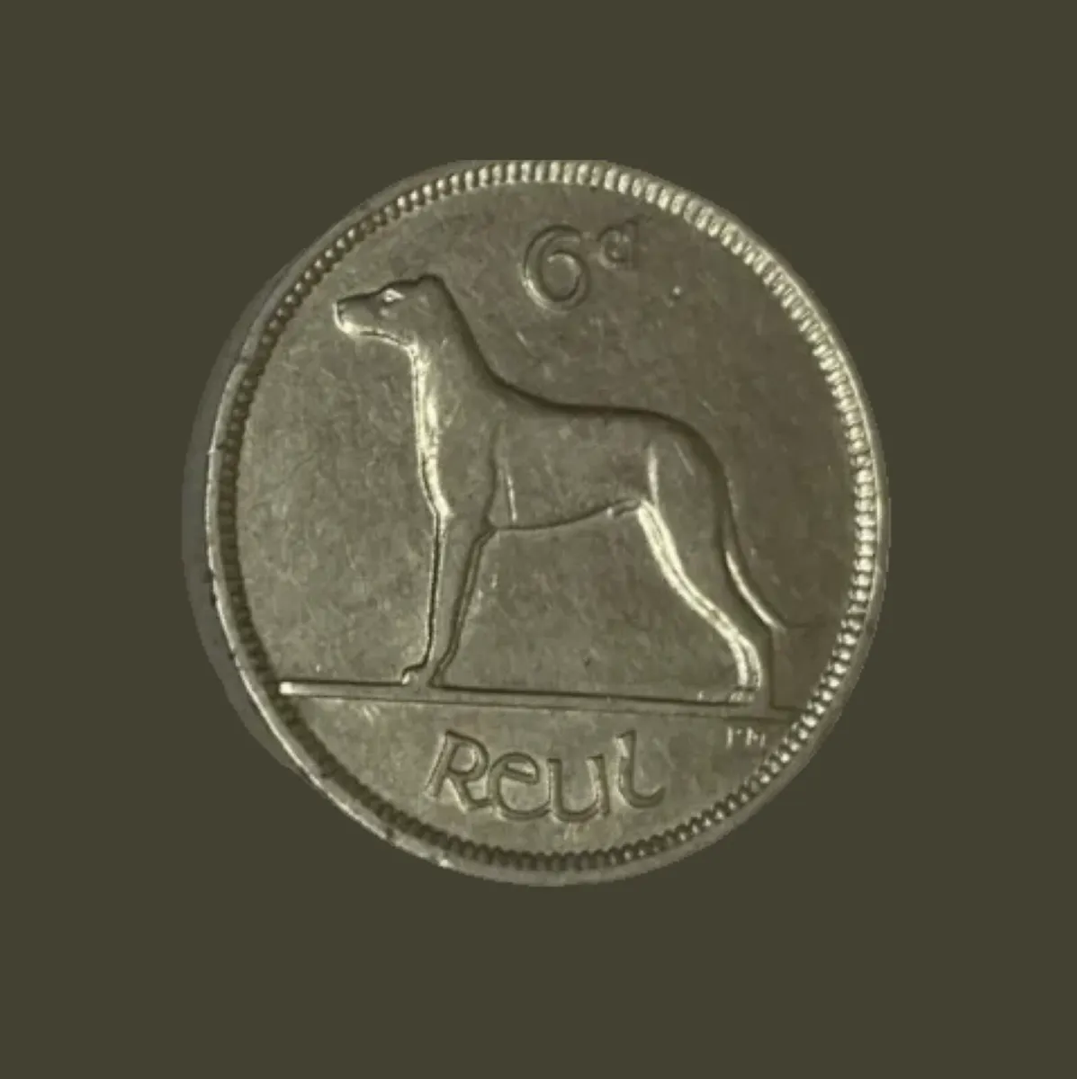 1939 Irish Sixpence Coin - Image 1