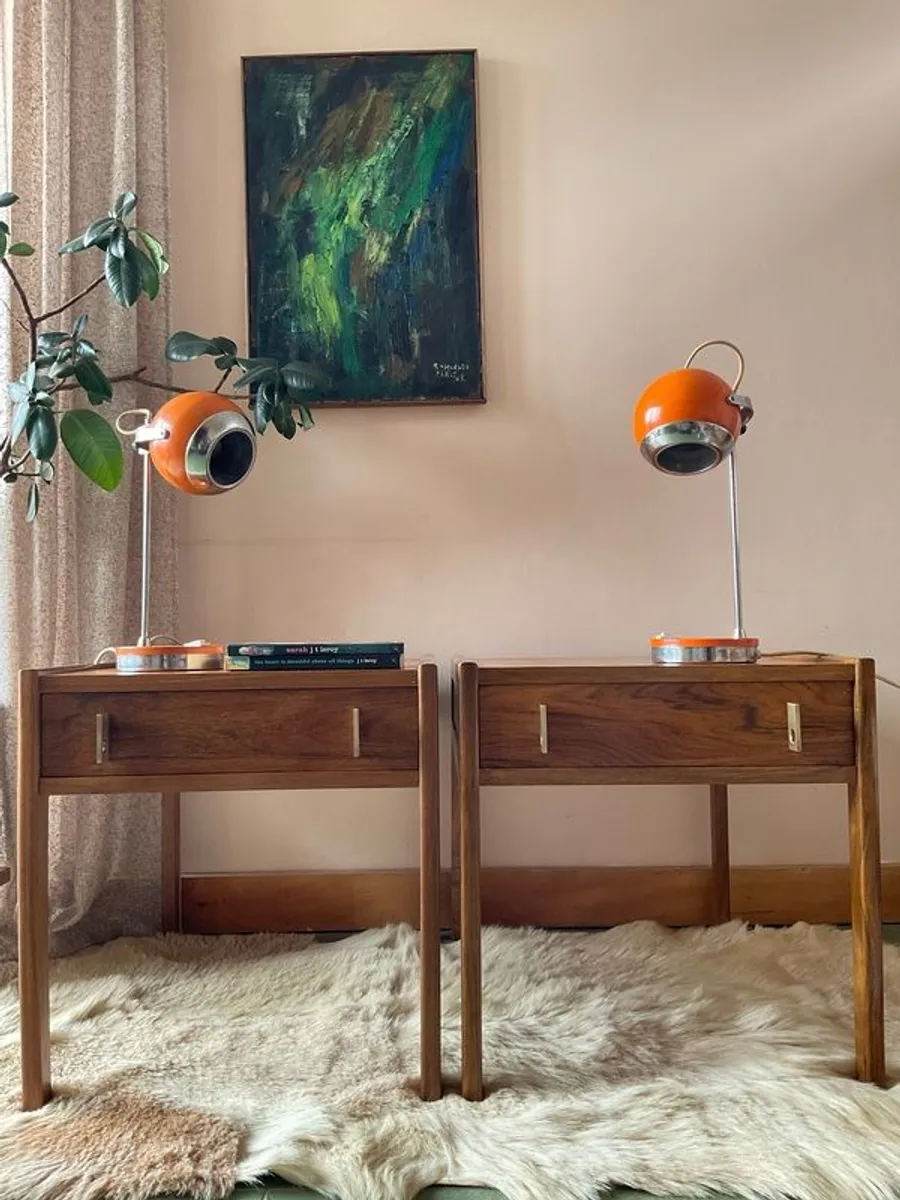 mid century modern Danish vintage retro teak stock sideboards shelving bookcase dining - Image 3