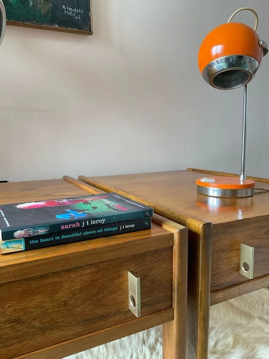mid century modern Danish vintage retro teak stock sideboards shelving bookcase dining - Image 4