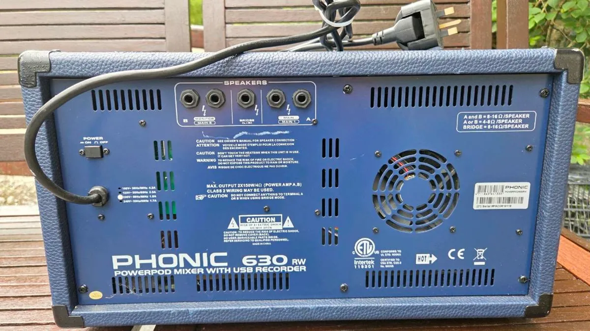 Phonic 630 rw Amplifier - Image 2