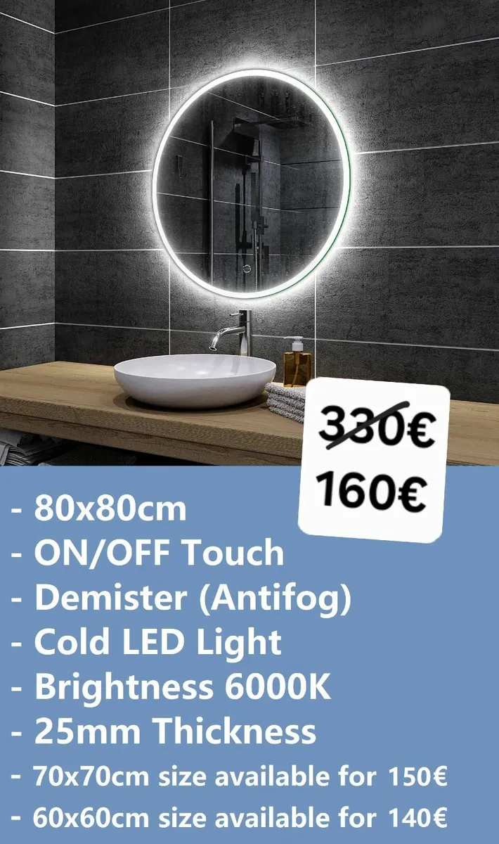 LED Bathroom Mirror - Image 1