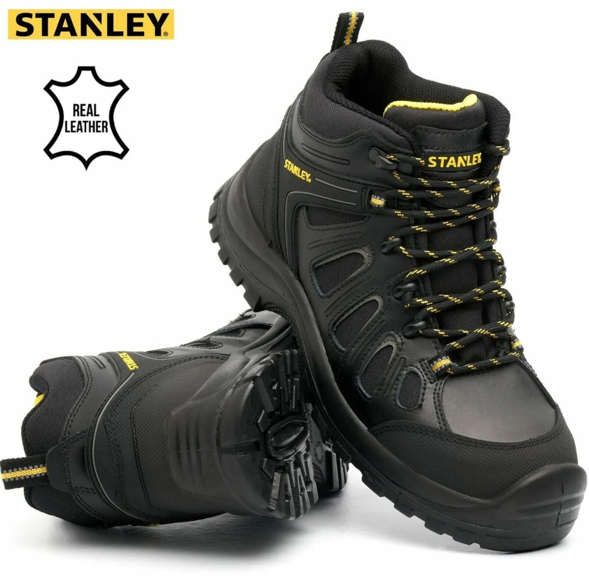 STANLEY SAFETY WORK BOOTS - - FREE SHIPPING - - - Image 2