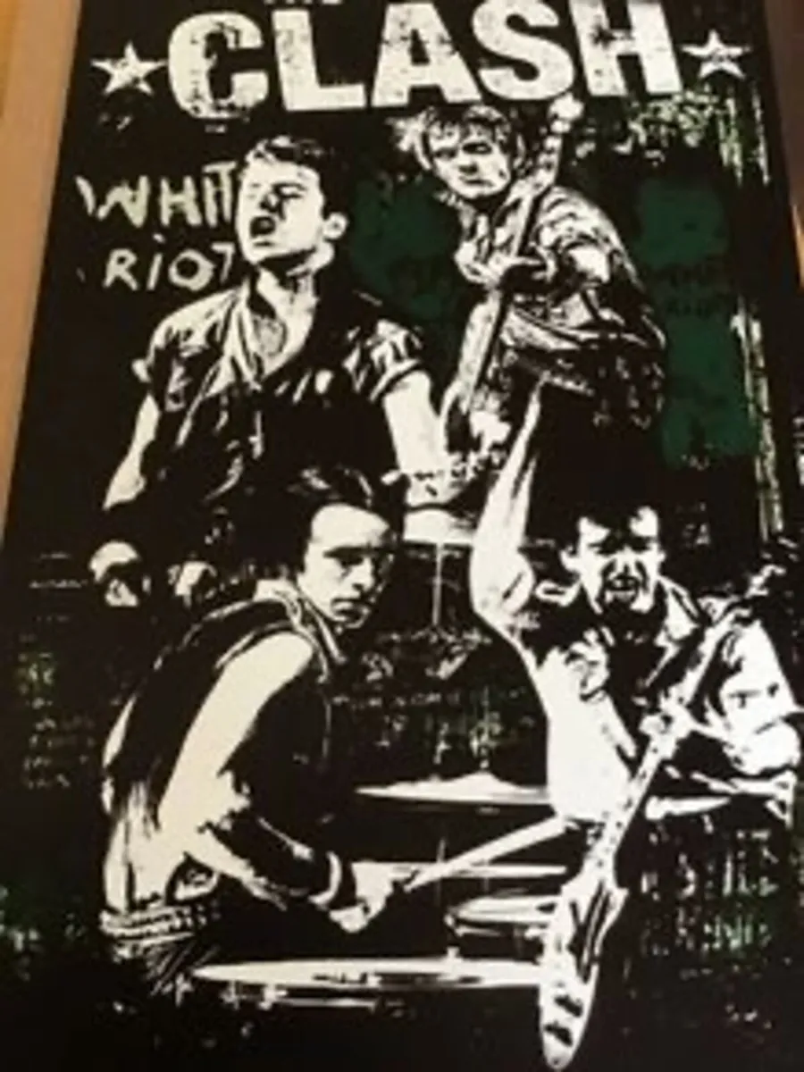 The Clash Metal Wall Plaque