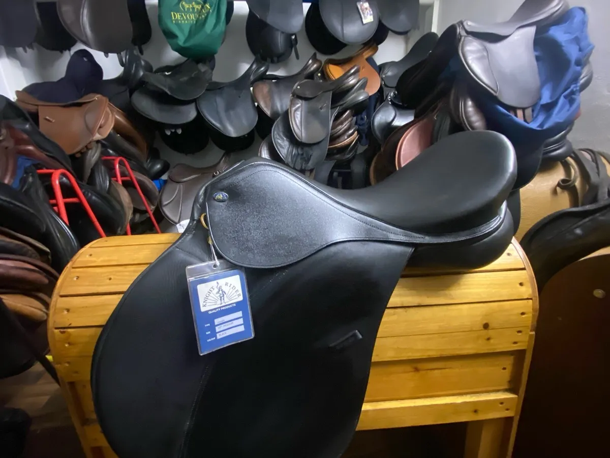 NEW knightrider Leather saddle - Image 2