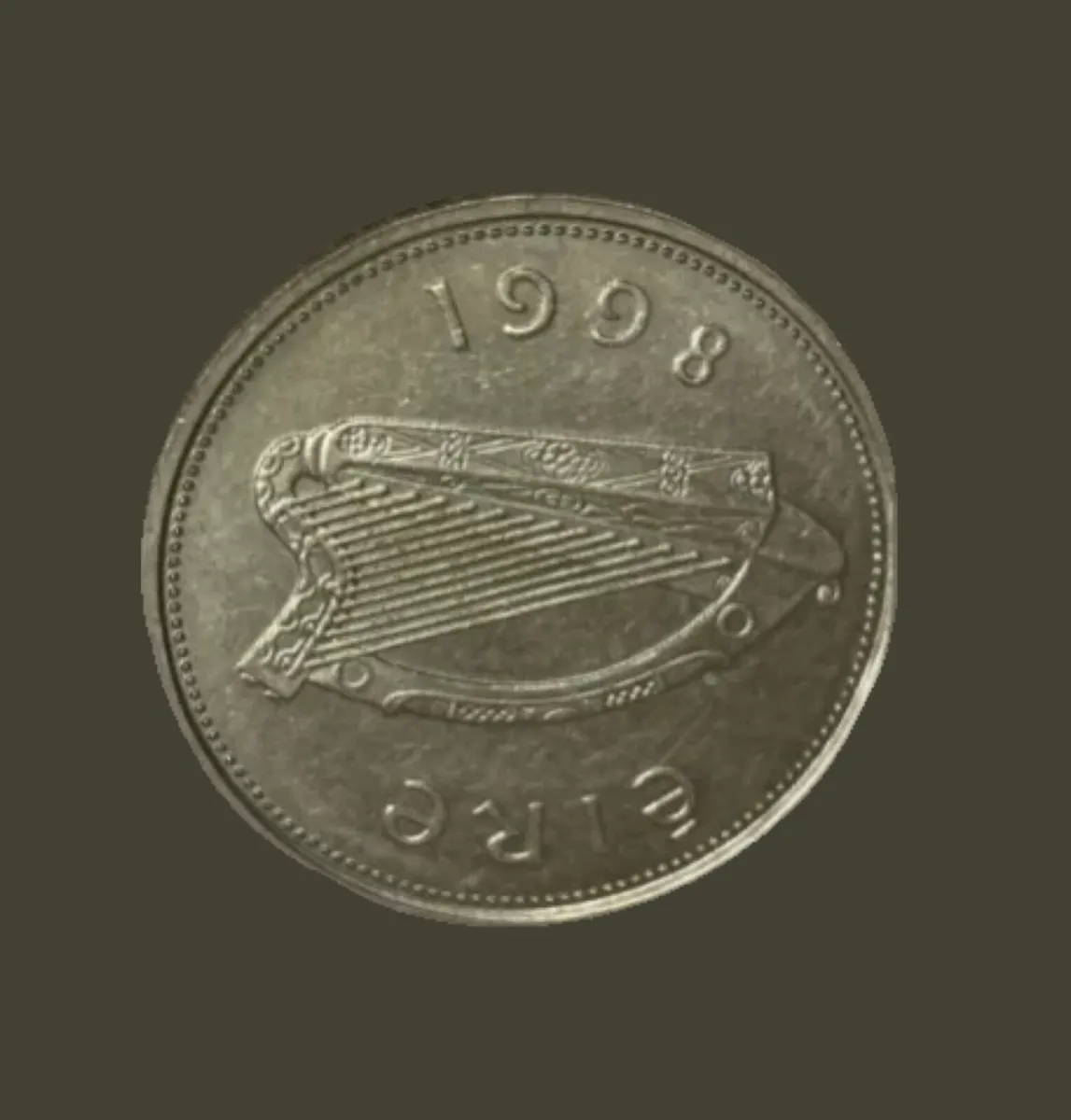 Irish 1 Pound Coin 1998 - Image 2