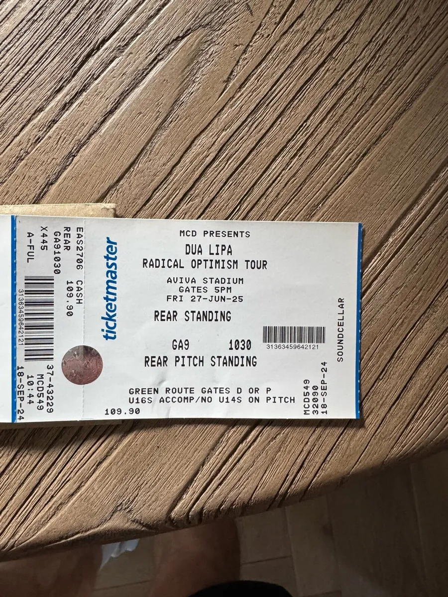 Concert tickets - Image 3