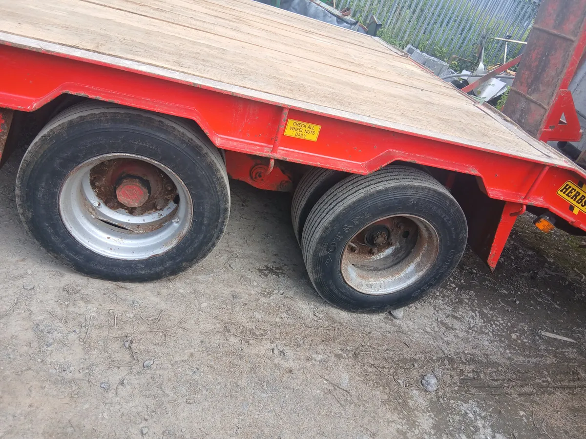 Herbst twin axle low loader for sale. - Image 4