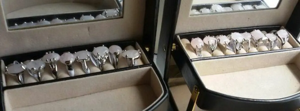 Rose Quartz Rings