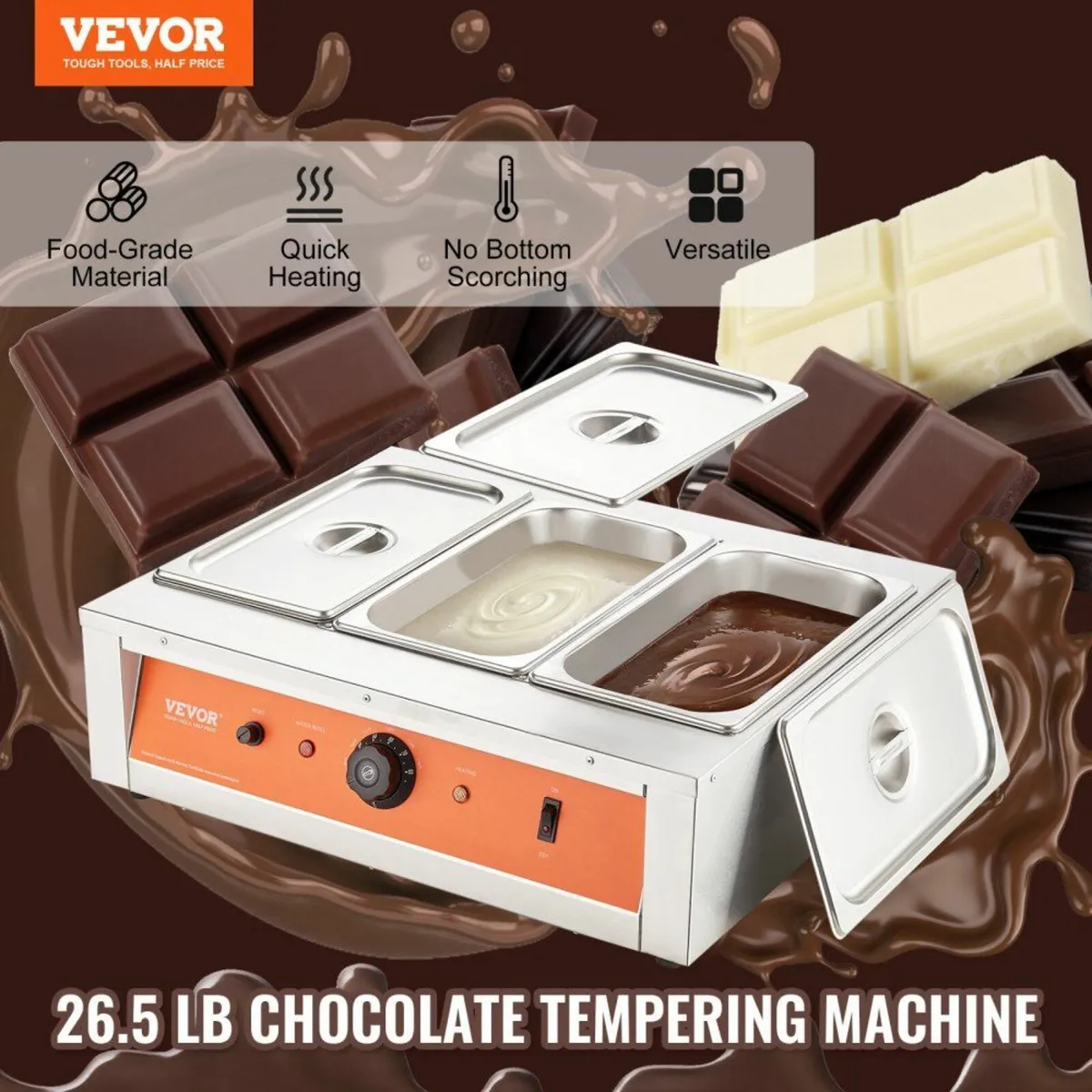 (Brand New) VEVOR Chocolate Tempering Machine - Image 1