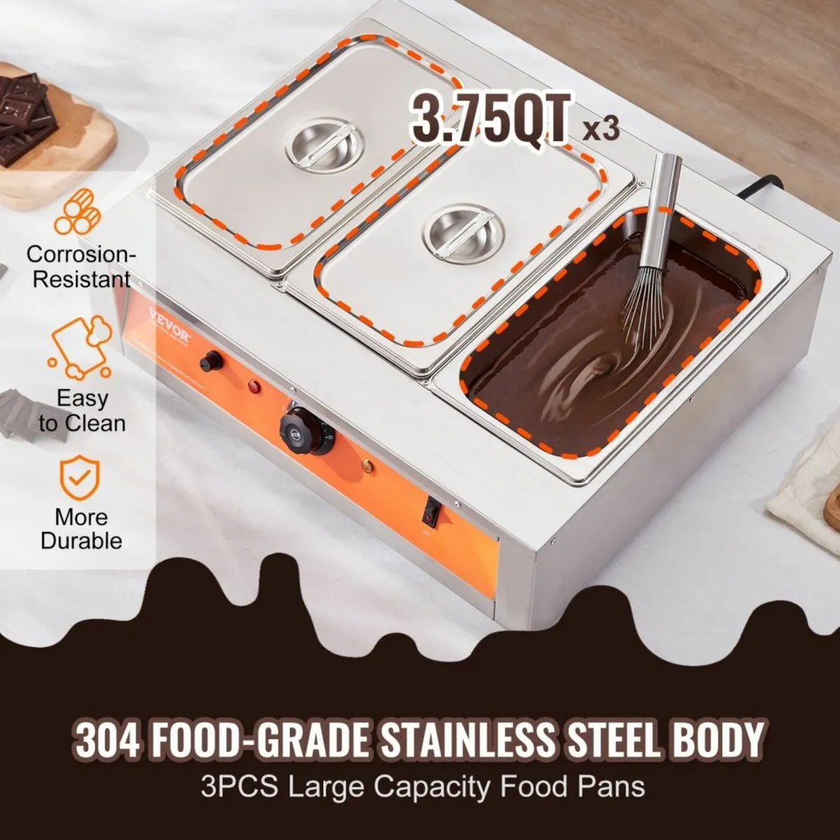 (Brand New) VEVOR Chocolate Tempering Machine - Image 3
