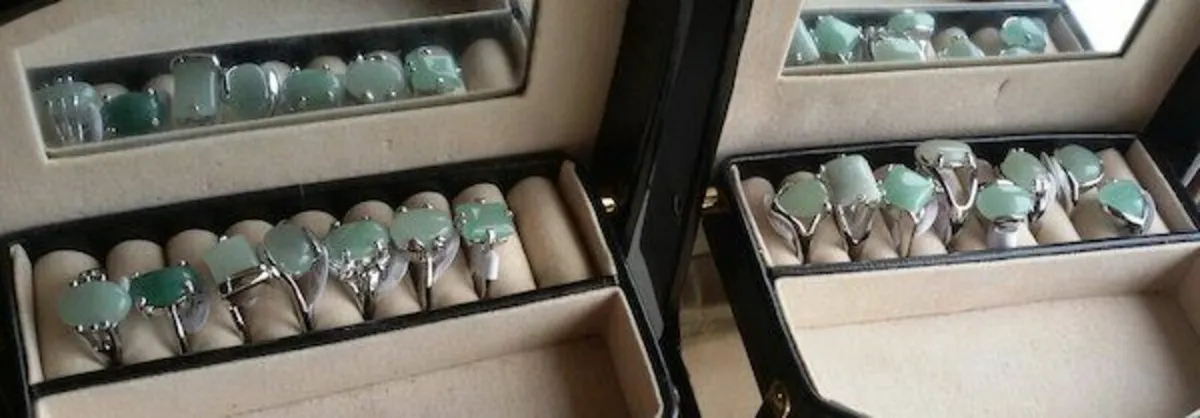 Aventurine Rings