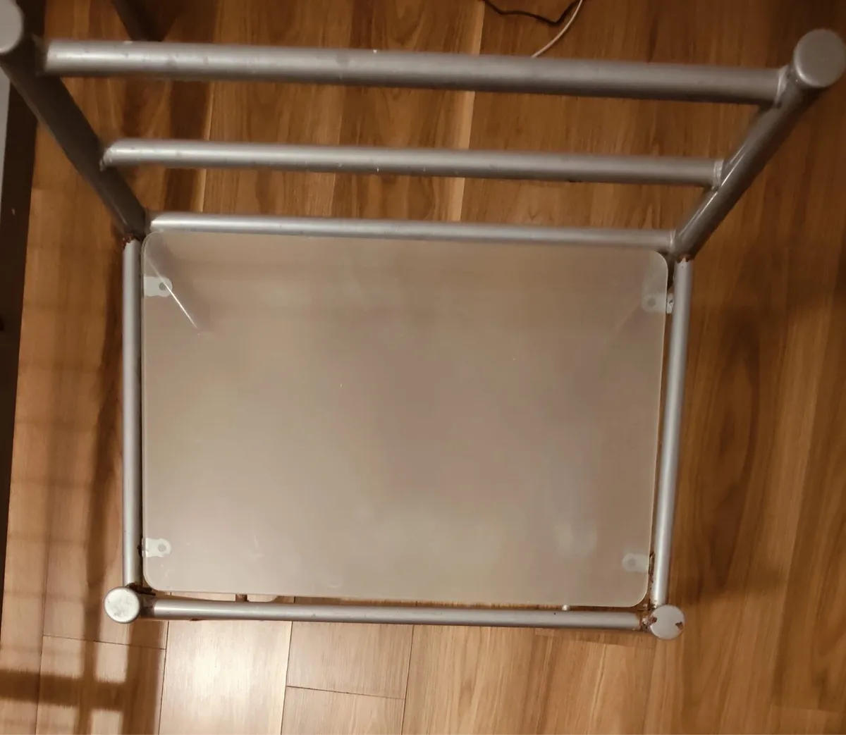 Bed frame + mattress (double) + night table - Image 4