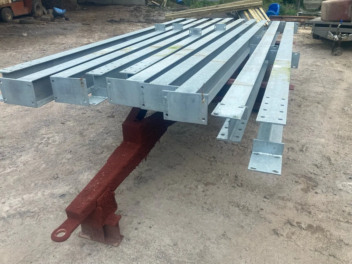 New galvanised  post  80 x 50 x 16 - Image 1