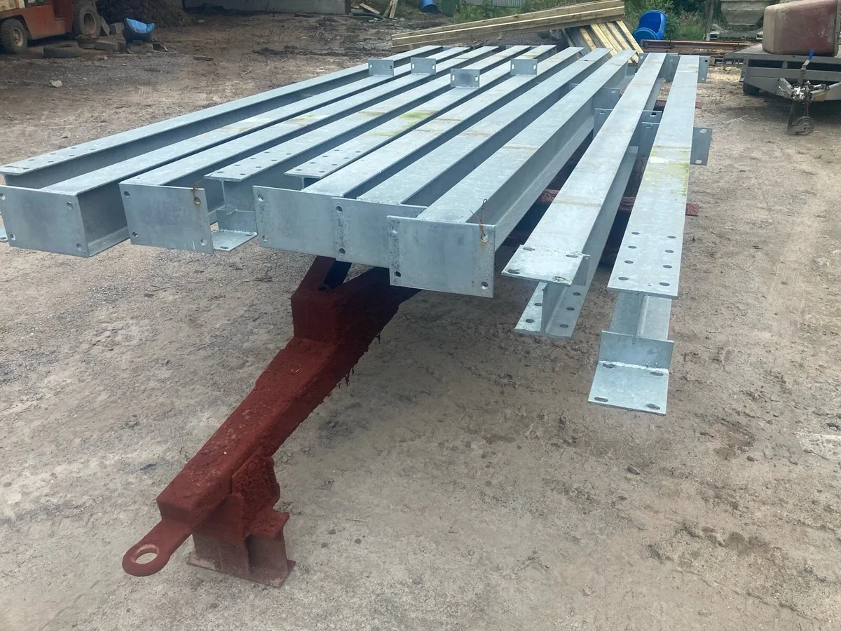 New galvanised  post  80 x 50 x 16 - Image 2