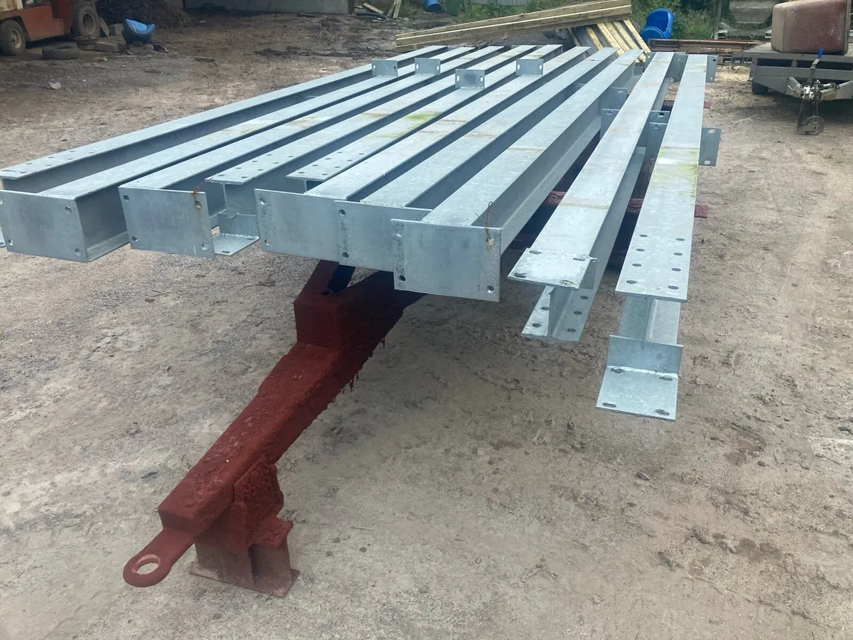 New galvanised  post  80 x 50 x 16 - Image 3