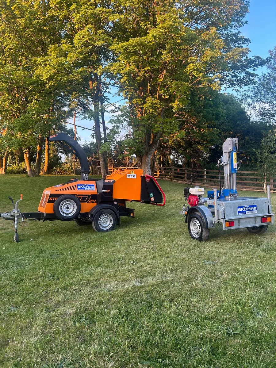 Wood Chipper / Log Splitter HIRE - Image 1